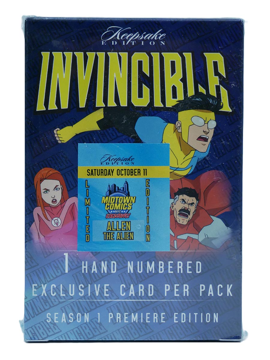 Keepsake Invincible Allen The Alien Laser Signagraph Card Midtown Comics Exclusive (Saturday Card)