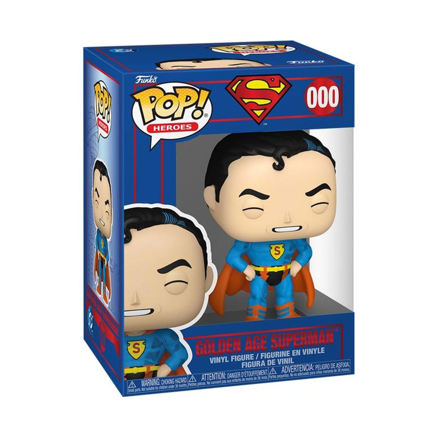 POP Heroes Superman Golden Age Superman Vinyl Figure