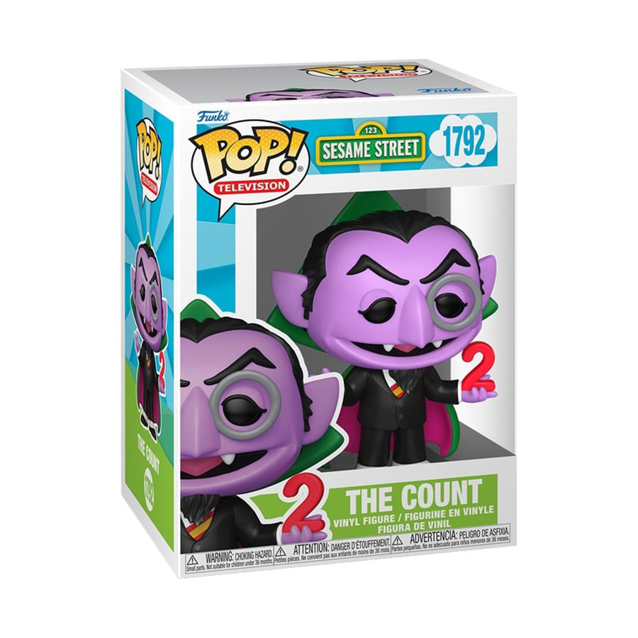 POP Television Sesame Street The Count Vinyl Figure