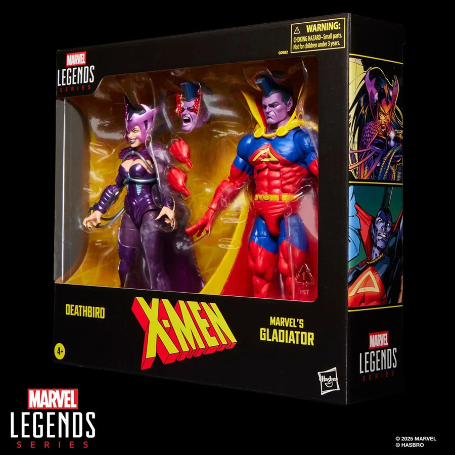 Marvel Legends X-Men Gladiator & Deathbird 6-Inch 2-Pack Action Figure