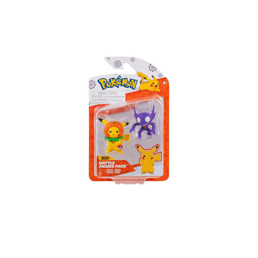 Pokemon Halloween Battle Mini Figure 2-Pack (Filled Randomly)
