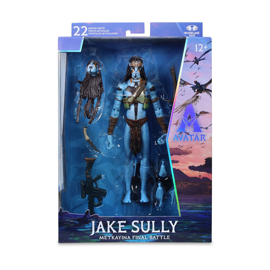 Avatar Fire & Ash Jake Sully Warrior 7-Inch Action Figure