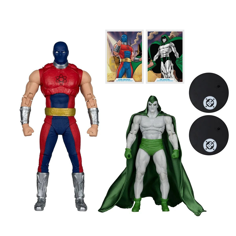 DC Multiverse JSA Black Vengeance Atom Smasher Megafig & The Spectre 7-Inch 2-Pack Action Figure