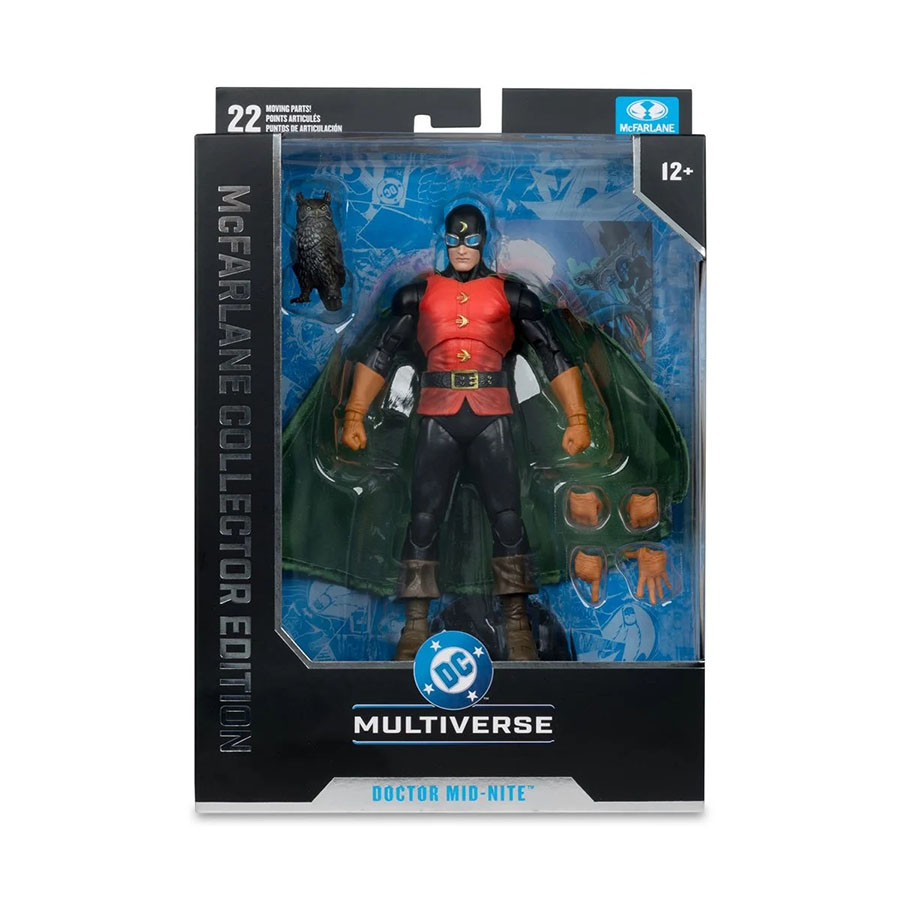 DC McFarlane Collector Edition Doctor Mid-Nite 7-Inch Action Figure