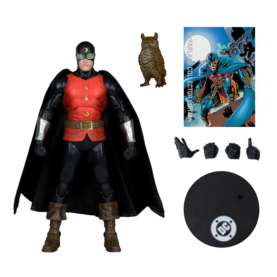 DC McFarlane Collector Edition Doctor Mid-Nite Platinum Edition Chase 7-Inch Action Figure
