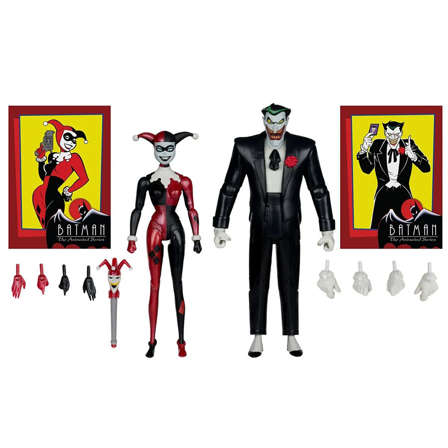 DC Batman The Animated Series Mad Love Harley & Joker Gold Label Exclusive 2-Pack Action Figure