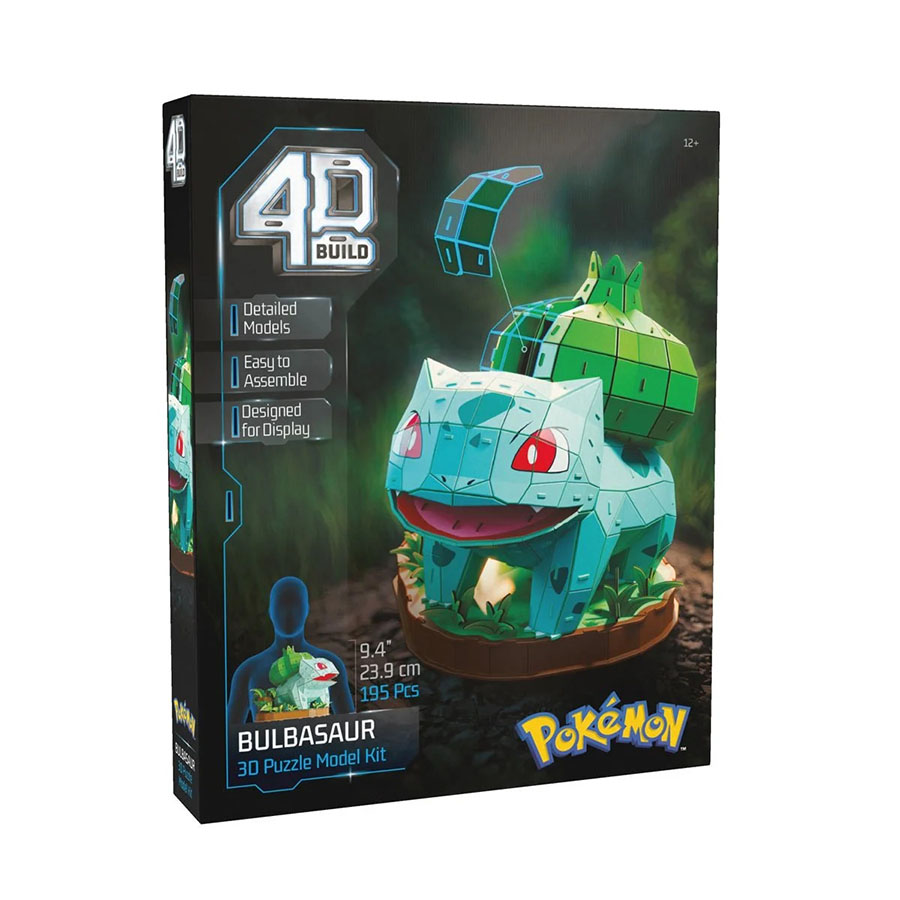Pokemon 4D Build 3D Puzzle Model Kit - Bulbasaur