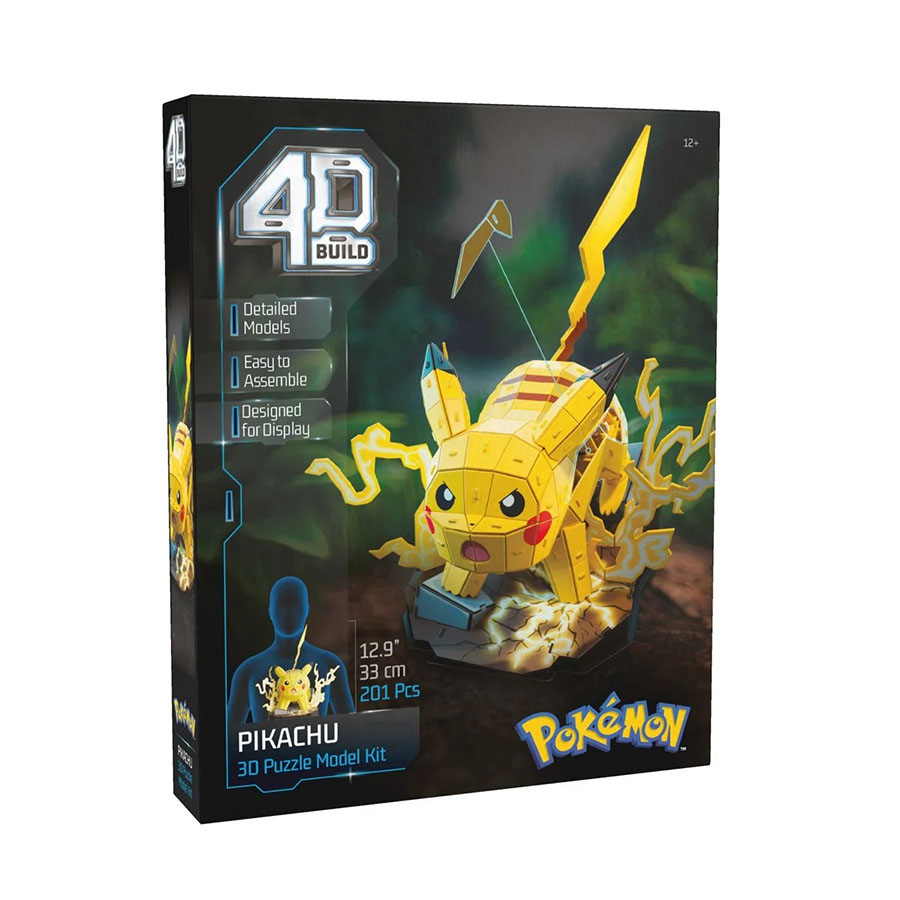Pokemon 4D Build 3D Puzzle Model Kit - Pikachu
