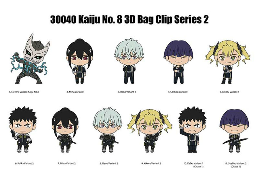 Kaiju No 8 3D Foam Bag Clip Series 2 Blind Mystery Box