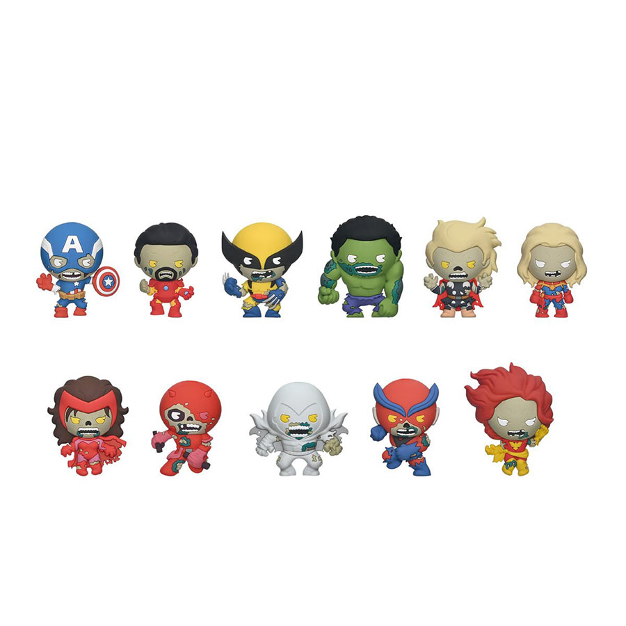 Marvel Zombies 3D Foam Bag Clip Series 2 Blind Mystery Box