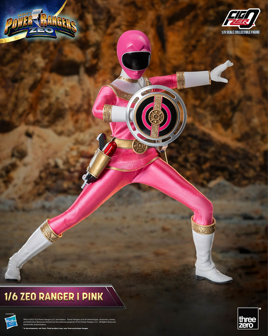 Power Rangers Zeo FigZero Zeo Ranger I Pink Ranger 1/6 Scale Action Figure