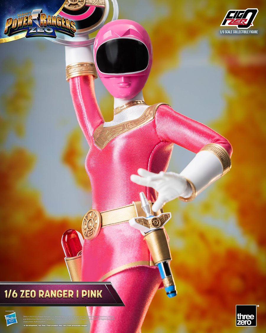 Power Rangers Zeo FigZero Zeo Ranger I Pink Ranger 1/6 Scale Action Figure