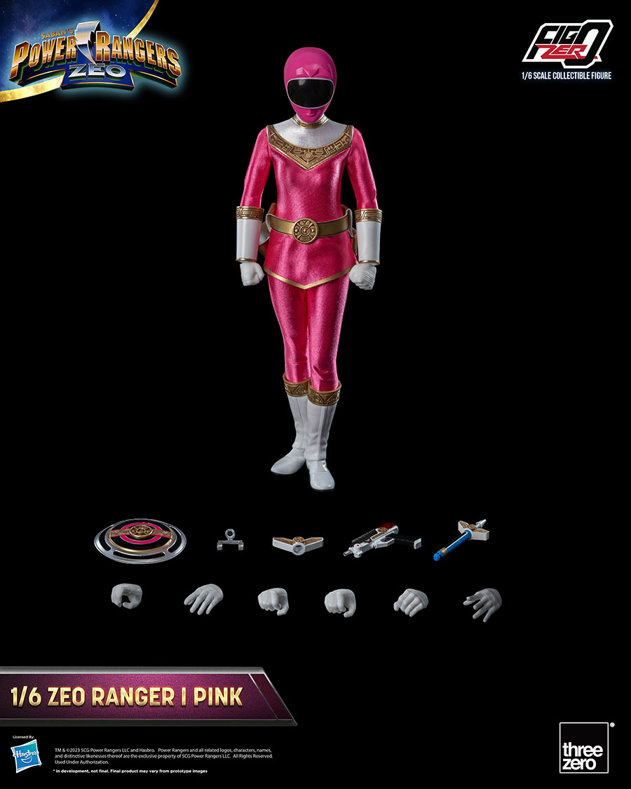 Power Rangers Zeo FigZero Zeo Ranger I Pink Ranger 1/6 Scale Action Figure