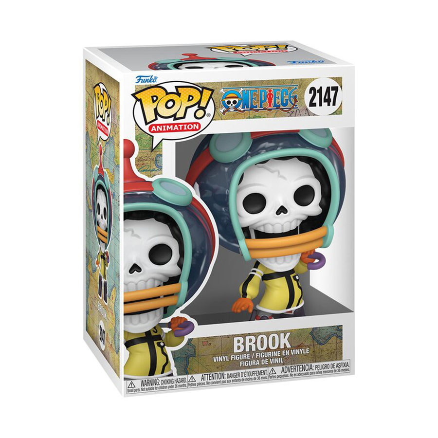 POP Animation One Piece Brook Egg Head Arc Vinyl Figure