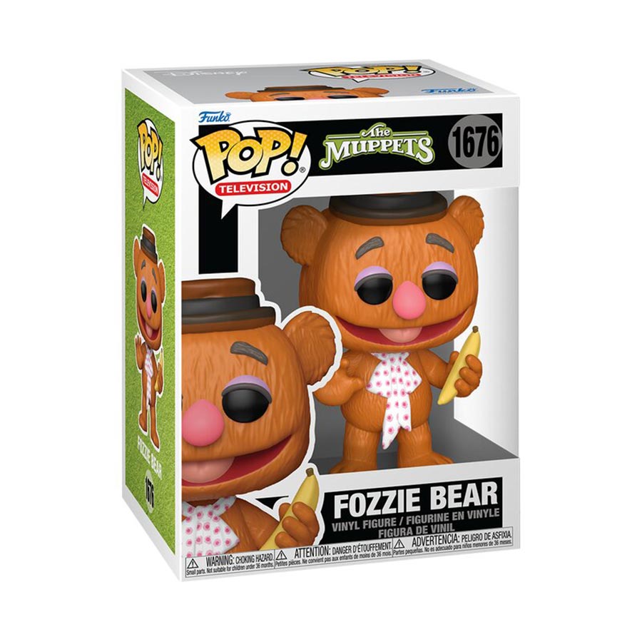 POP Television Muppets Fozzie Bear With Banana Vinyl Figure