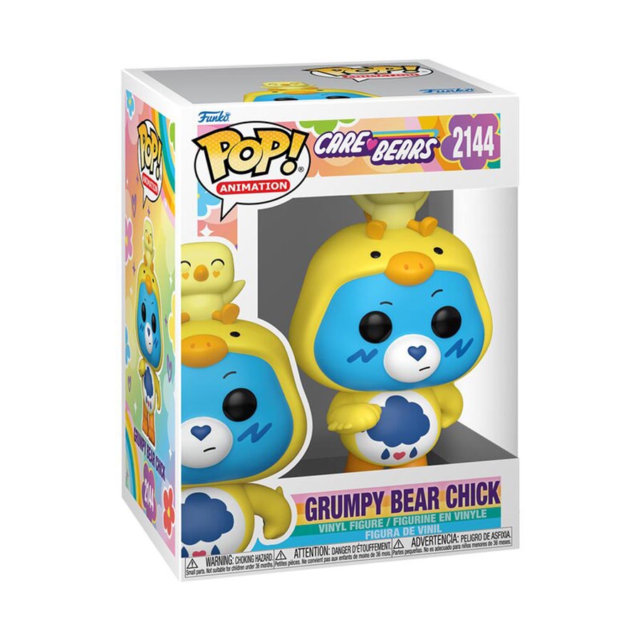 Pop Animation Care Bears Grumpy Bear Chick Vinyl Figure