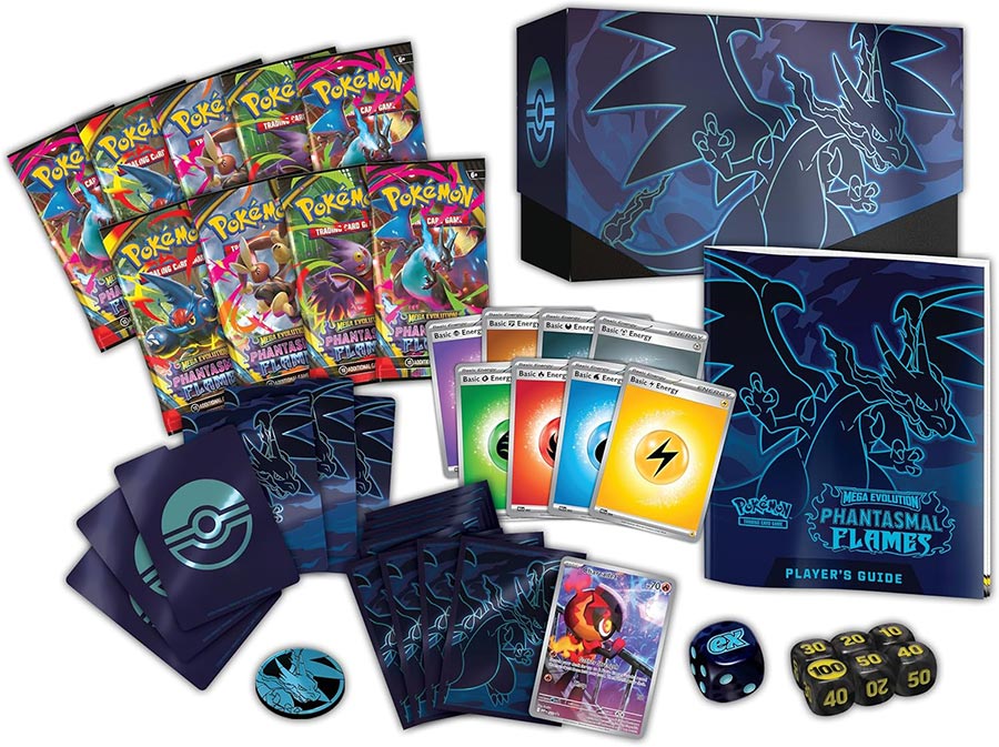 Pokemon Mega Evolution Phantasmal Flames Elite Trainer Box