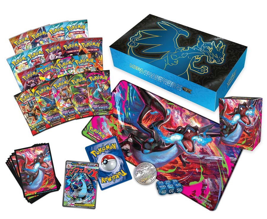 Pokemon Mega Charizard X ex Ultra Premium Collection Case