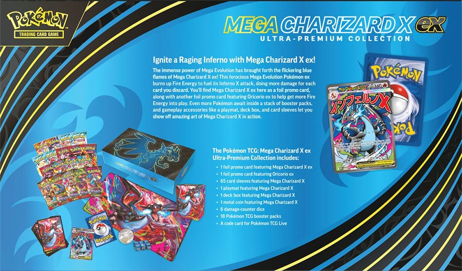 Pokemon Mega Charizard X ex Ultra Premium Collection Case