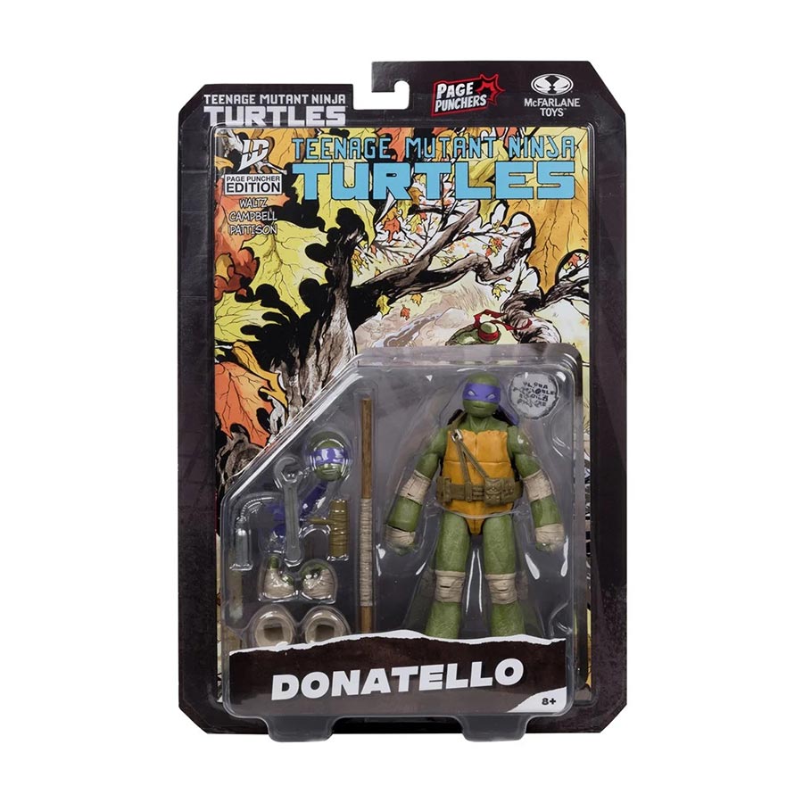 Teenage Mutant Ninja Turtles Page Punchers Wave 1 Donatello 5-Inch Action Figure