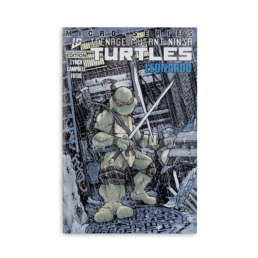 Teenage Mutant Ninja Turtles Page Punchers Wave 1 Leonardo 5-Inch Action Figure