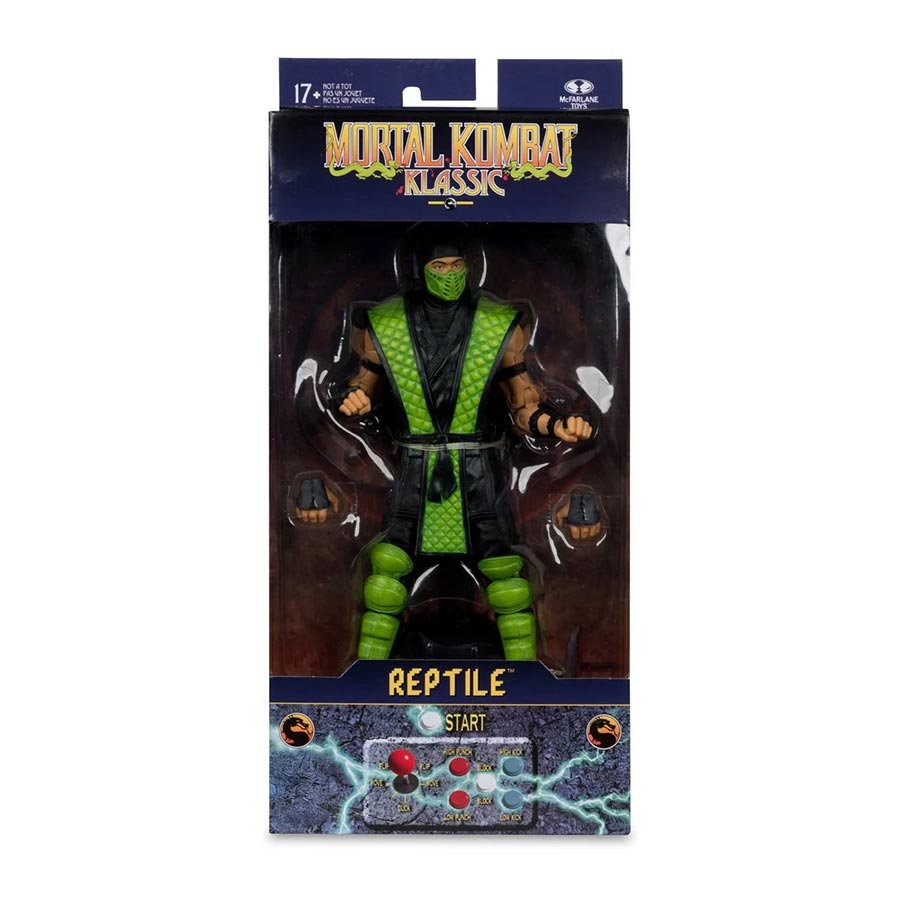 Mortal Kombat Klassics Wave 2 Reptile 7-Inch Scale Action Figure