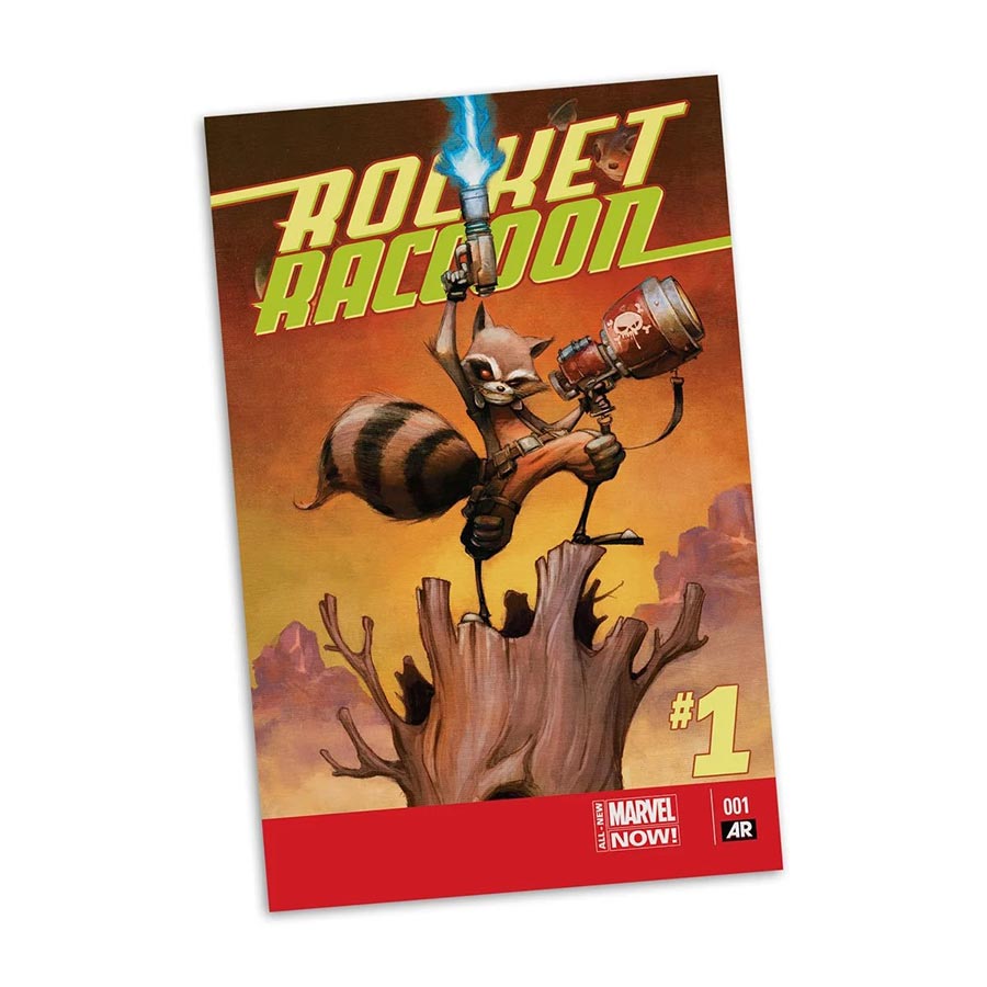 McFarlane Marvel Wave 7 Rocket Racoon A Chasing Tale 1 Rocket Raccoon 1/6 Scale Figurine