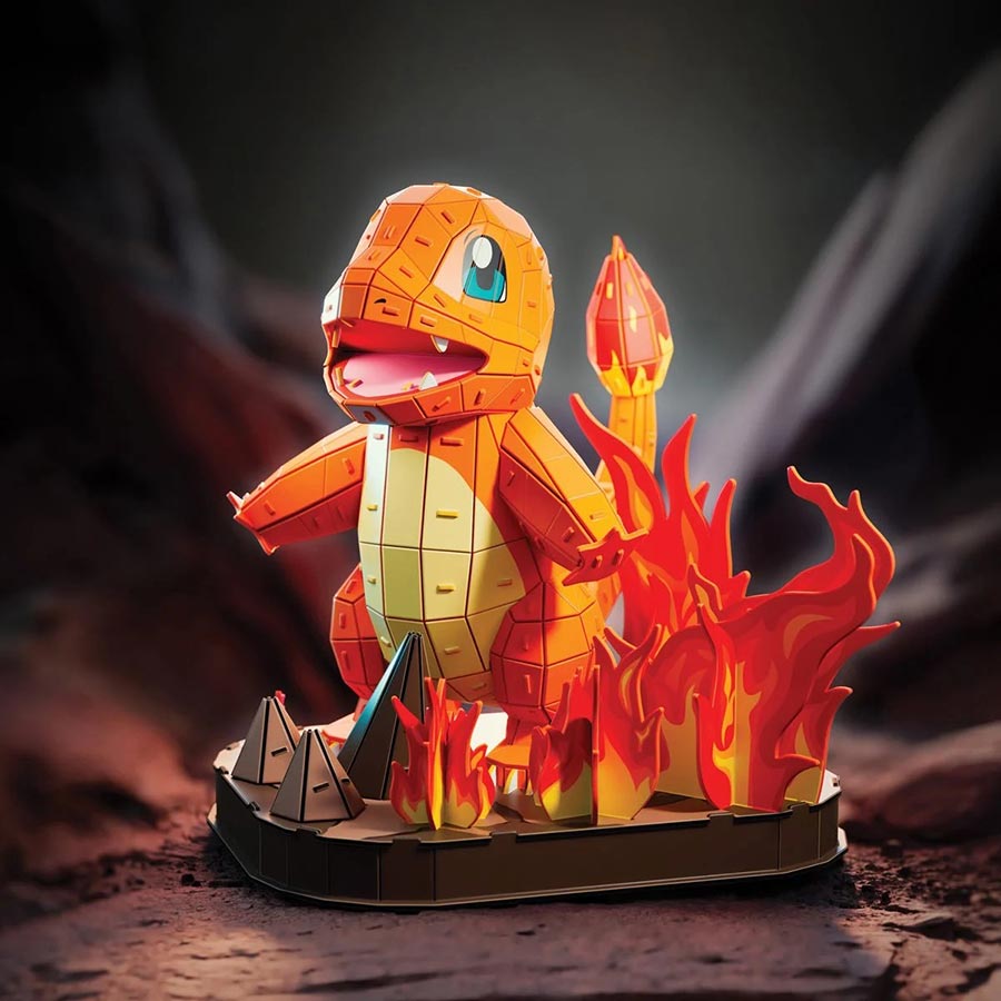 Pokemon 4D Build 3D Puzzle Model Kit - Charmander