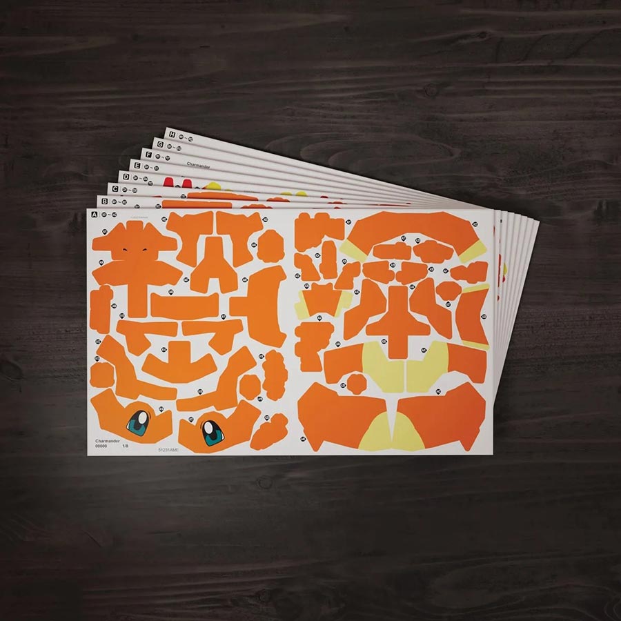 Pokemon 4D Build 3D Puzzle Model Kit - Charmander