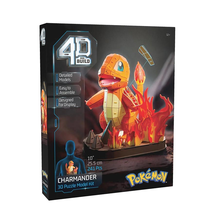 Pokemon 4D Build 3D Puzzle Model Kit - Charmander