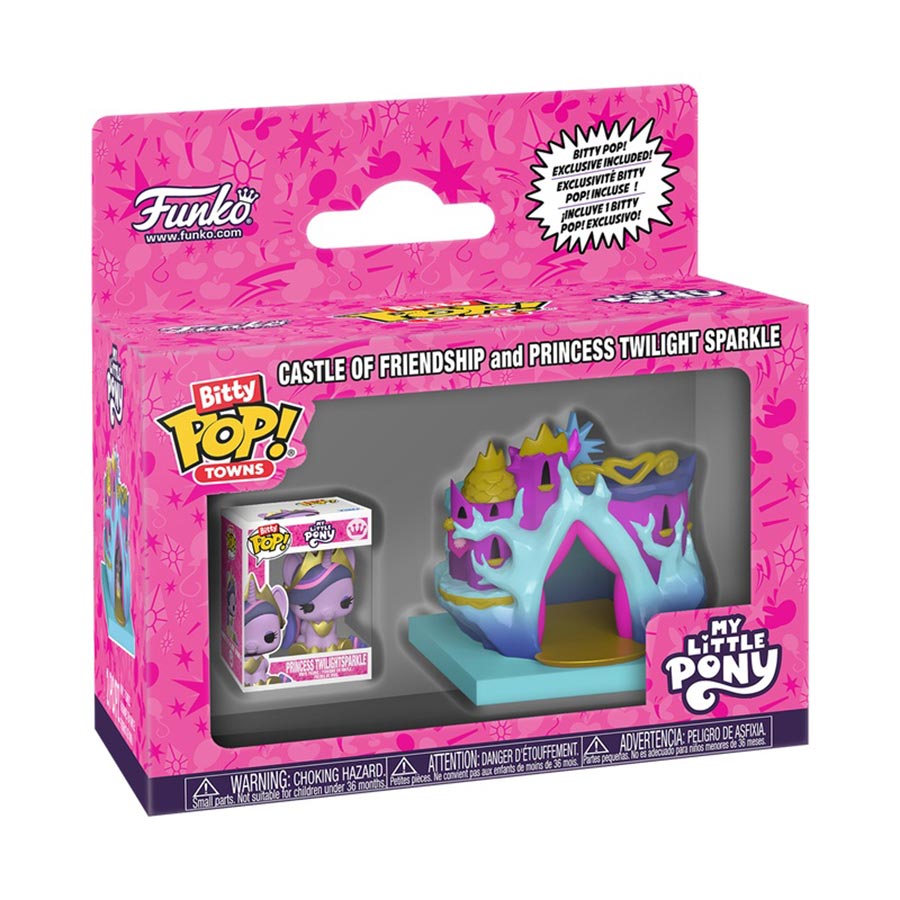 Bitty POP Town My Little Pony Castle Of Friendship & Princess Twilight Sparkle Vinyl Figure