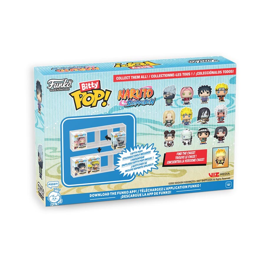 Bitty POP Naruto Shippuden Team 7 4-Pack Vinyl Figure