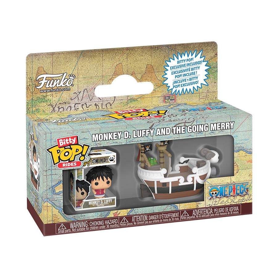 Bitty POP Ride One Piece Monkey D Luffy And The Going Merry Vinyl Figure