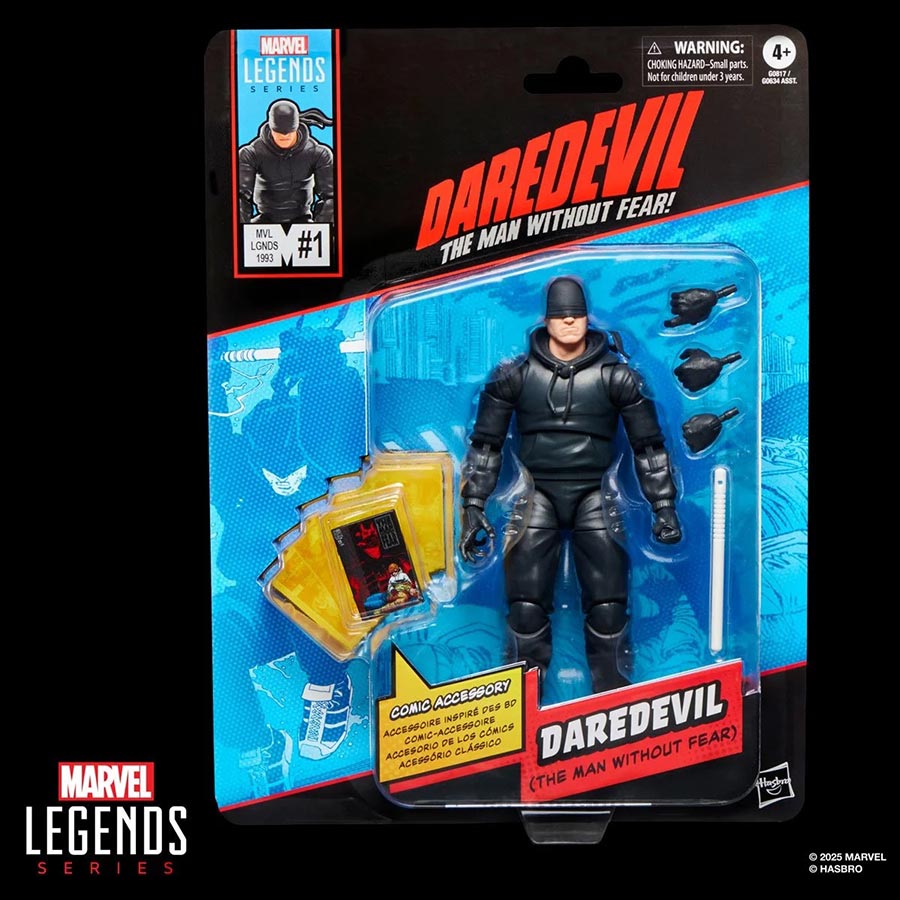 Marvel Legends Mini Comic Daredevil Man Without Fear Daredevil 6-Inch Action Figure
