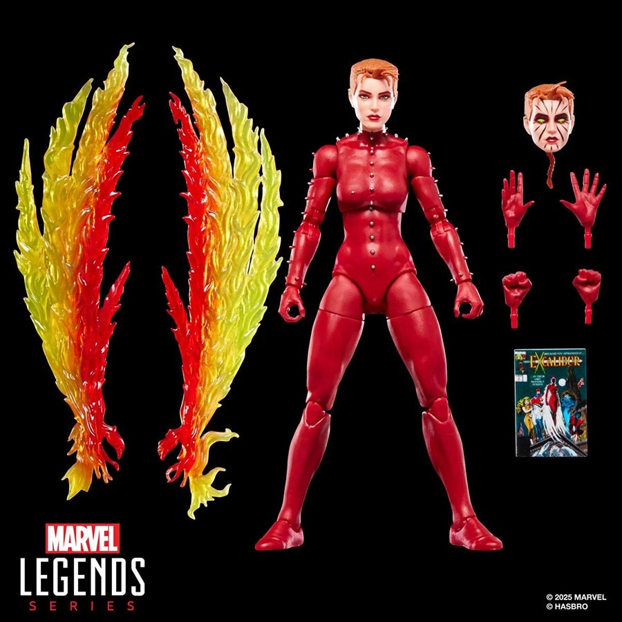 Marvel Legends Mini Comic Excalibur Phoenix Rachel Summers 6-Inch Action Figure