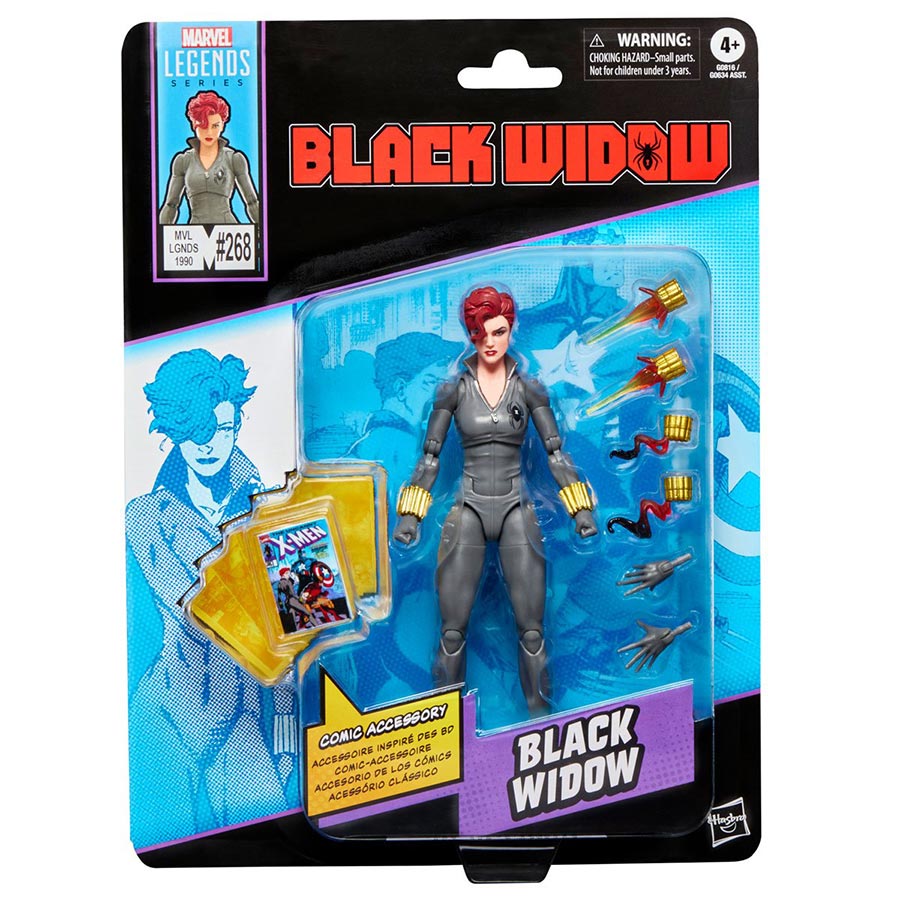 Marvel Legends Mini Comic Black Widow 6-Inch Action Figure