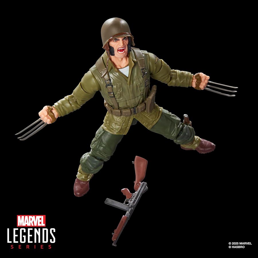 Marvel Legends Wolverine WWII Logan 6-Inch Action Figure