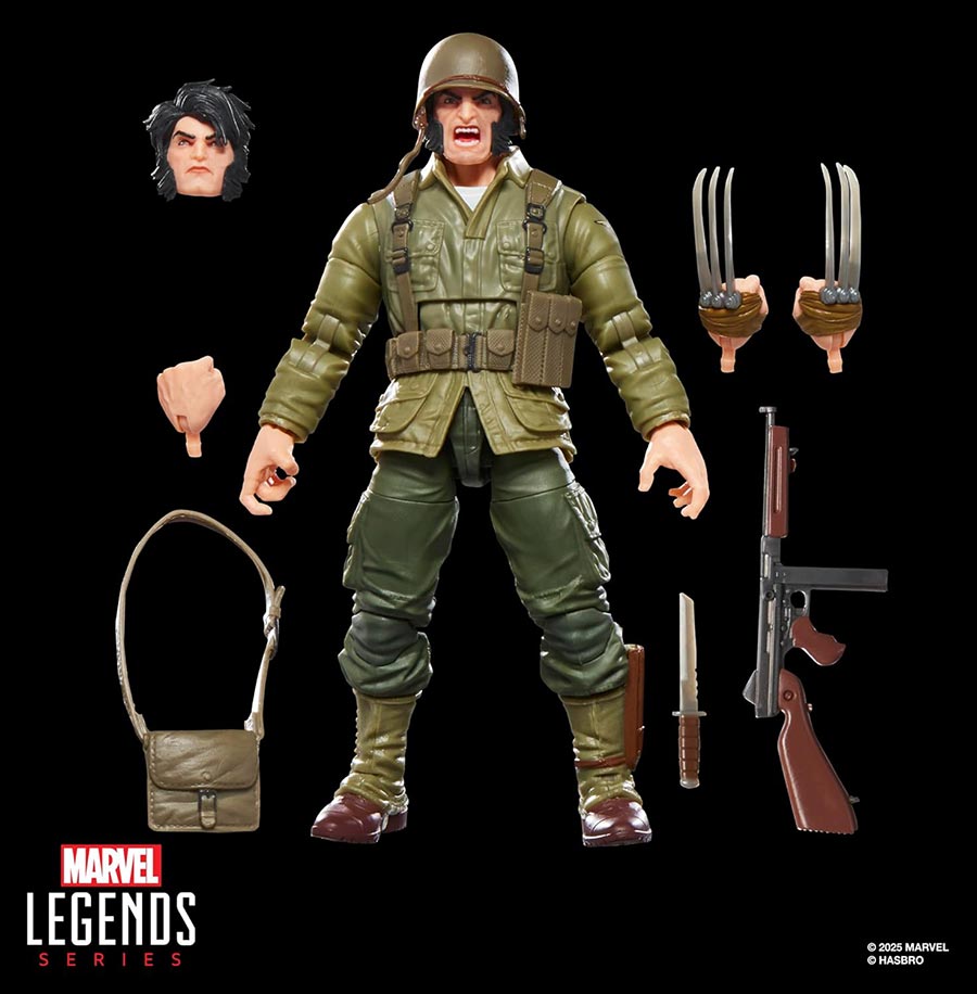 Marvel Legends Wolverine WWII Logan 6-Inch Action Figure