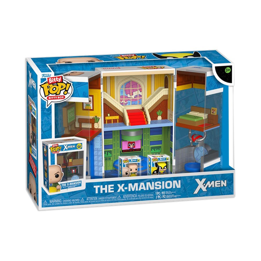 Bitty Boxes X-Men The X-Mansion Vinyl Figure