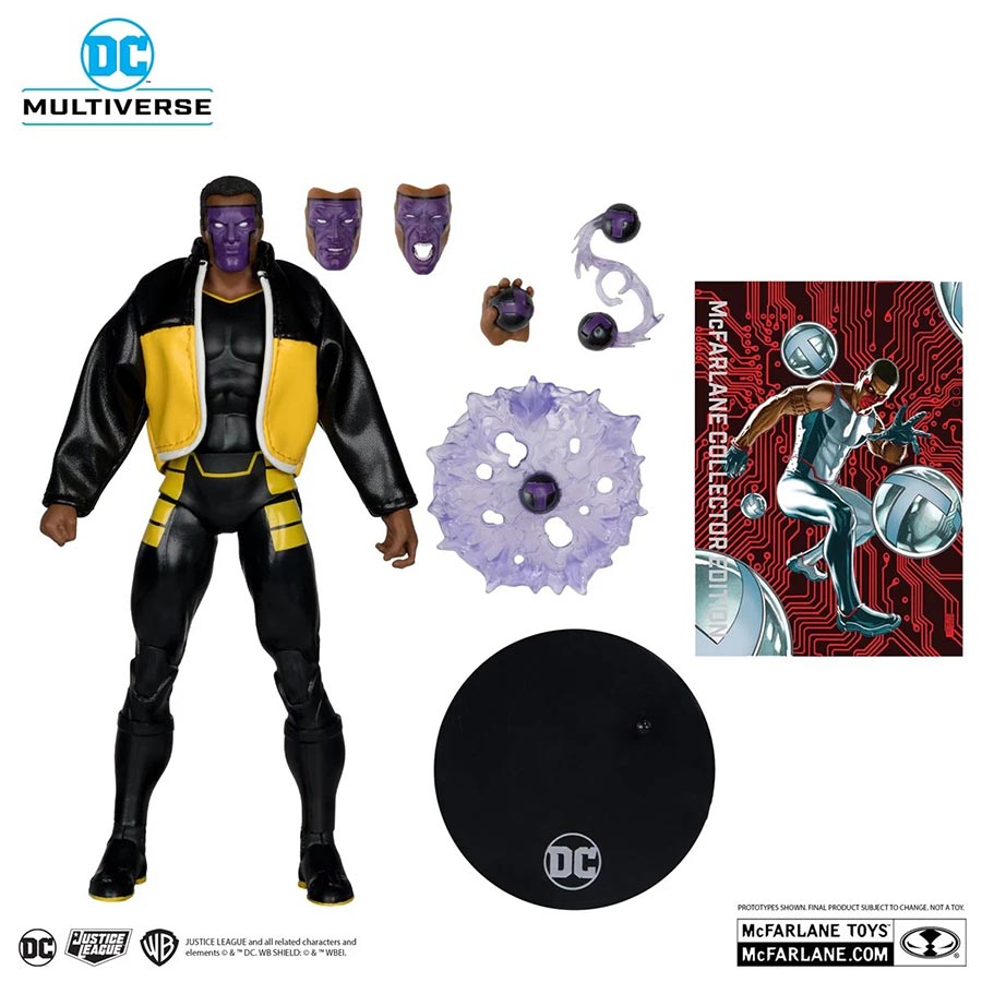DC McFarlane Collector Editon Wave 11 Mr Terrific Justice Society Of America Red Platinum Edition 7-Inch Action Figure