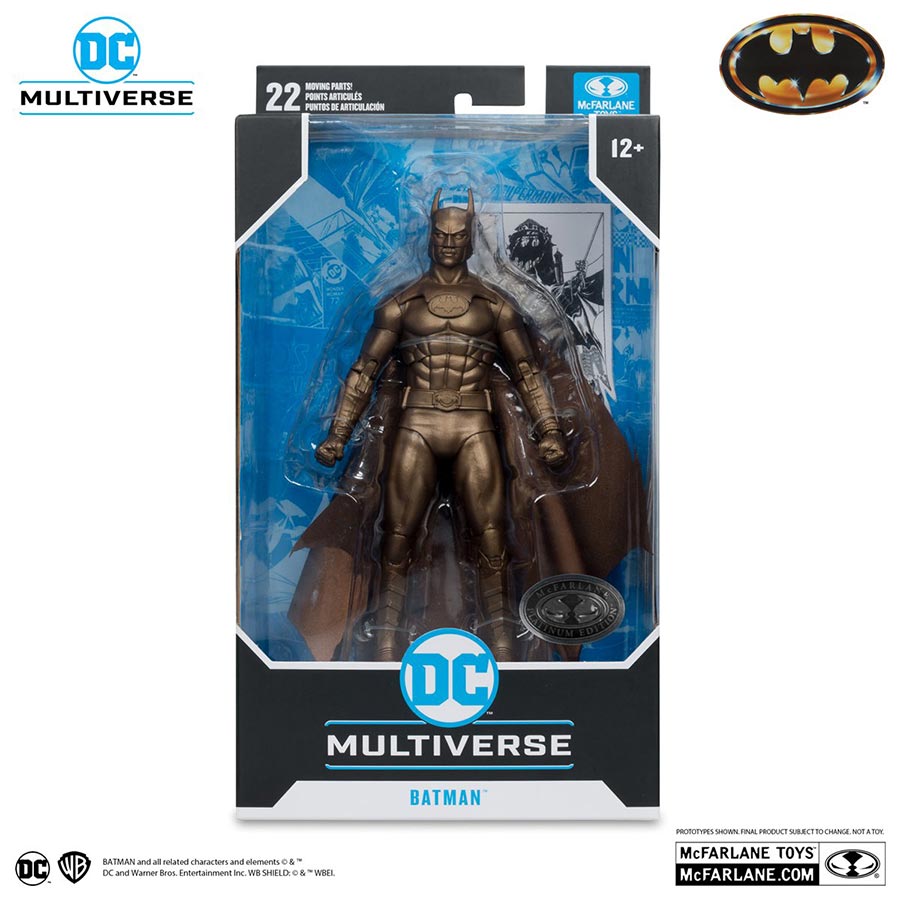 DC Multiverse Batman 1989 Batman Bronze Platinum Edition 7-Inch Action Figure