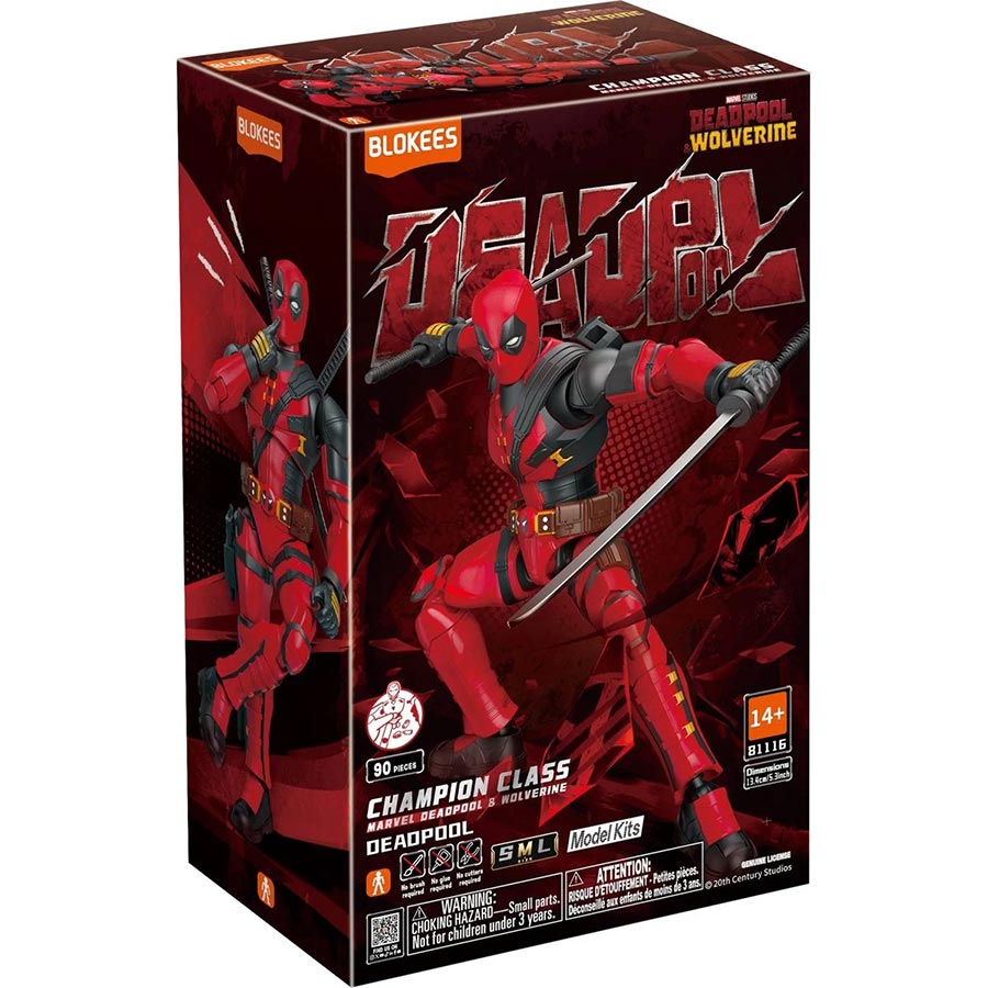 Blokees Marvel Infinity Saga Deadpool Champion Class Model Kit