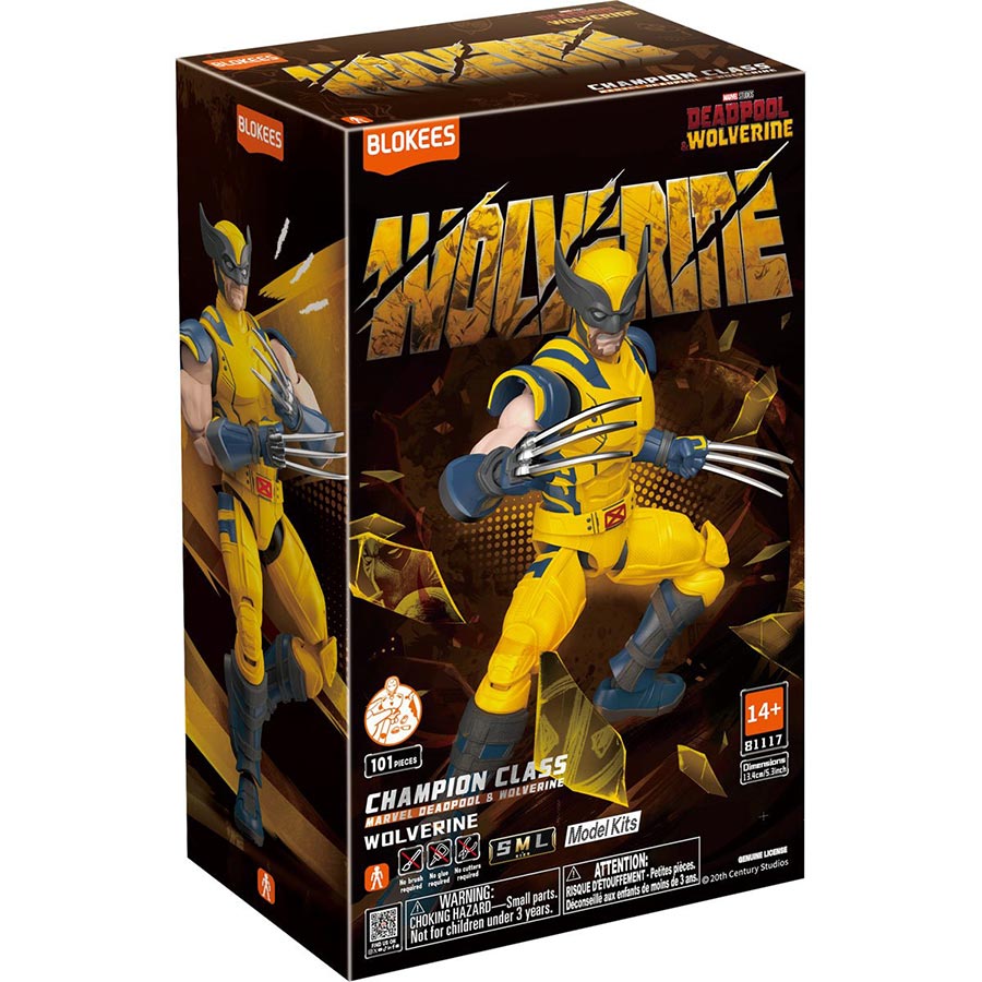 Blokees Marvel Infinity Saga Wolverine Champion Class Model Kit