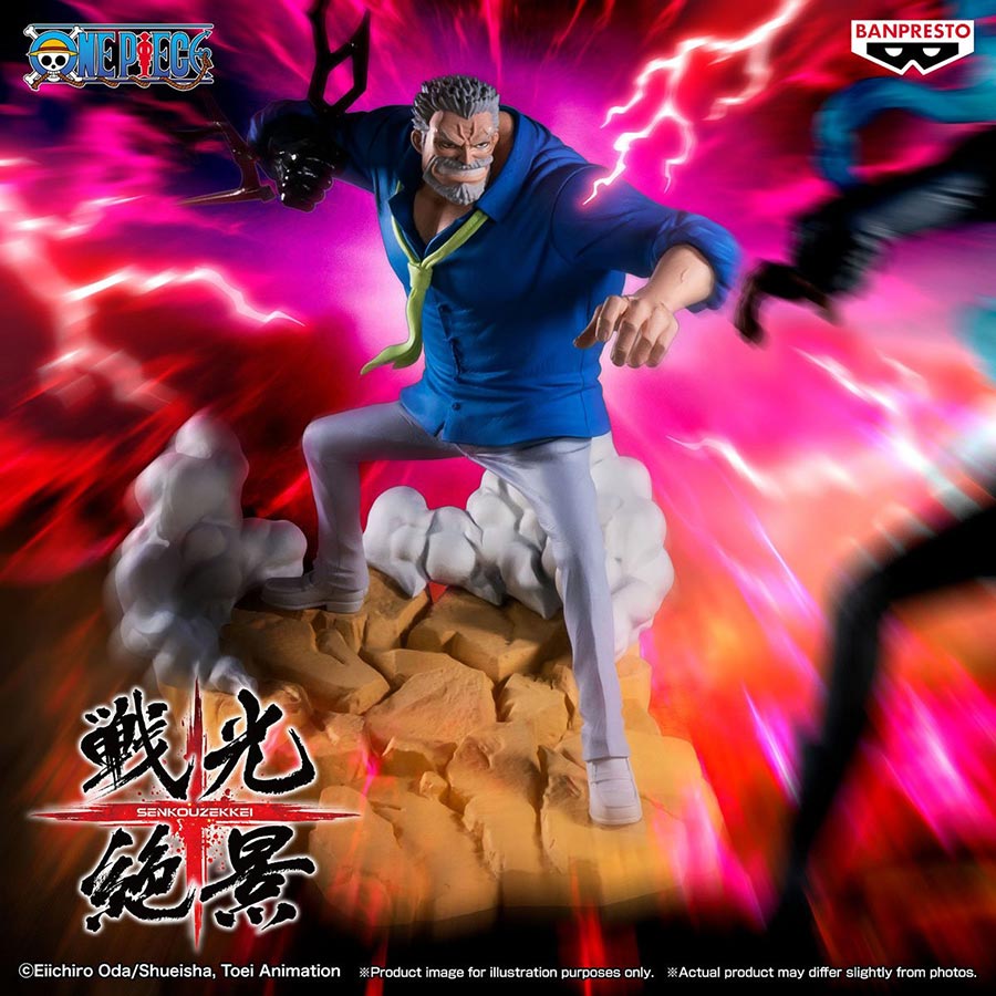 One Piece Senkozekkei Monkey D Garp PVC Statue