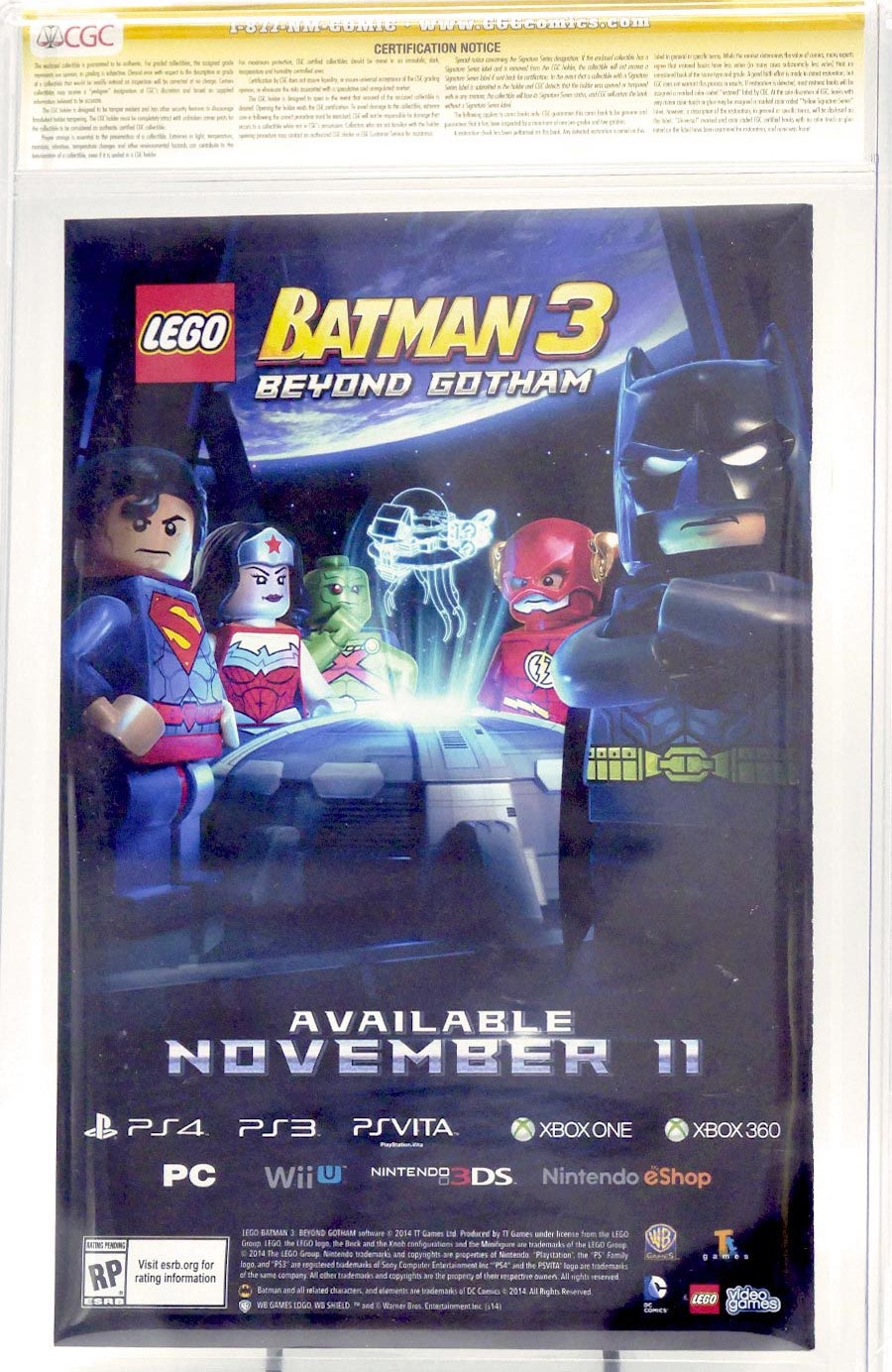 Batman Vol 2 #1 Cover L 1st Ptg Regular Greg Capullo Cover CGC Signature Series 9.8 Signed By Scott Snyder & Greg Capullo