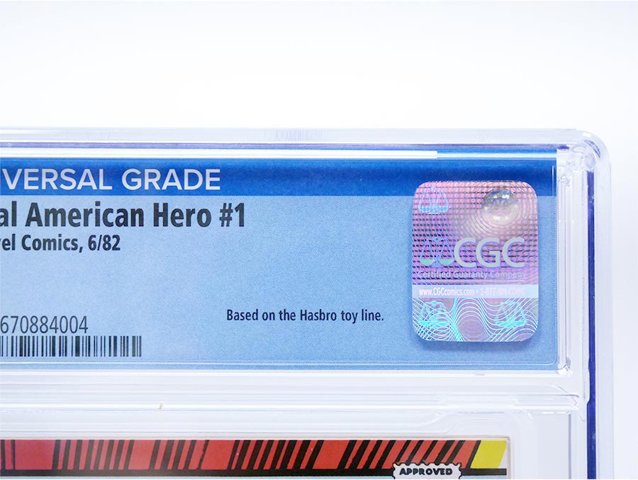 GI Joe A Real American Hero #1 Cover G 1st Ptg CGC 9.2