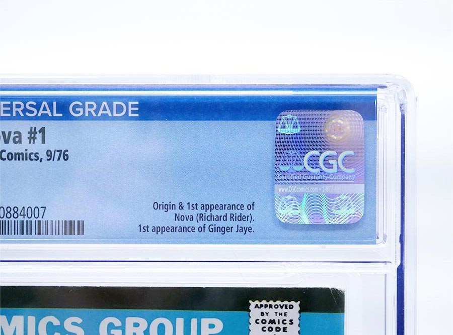 Nova #1 Cover F CGC 7.5