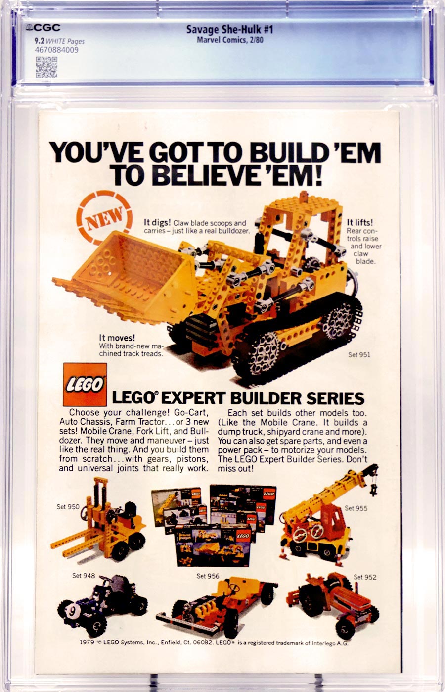 Savage She-Hulk #1 Cover G CGC 9.2