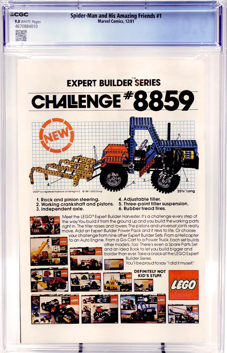 Spider-Man And His Amazing Friends #1 Cover B CGC 9.0