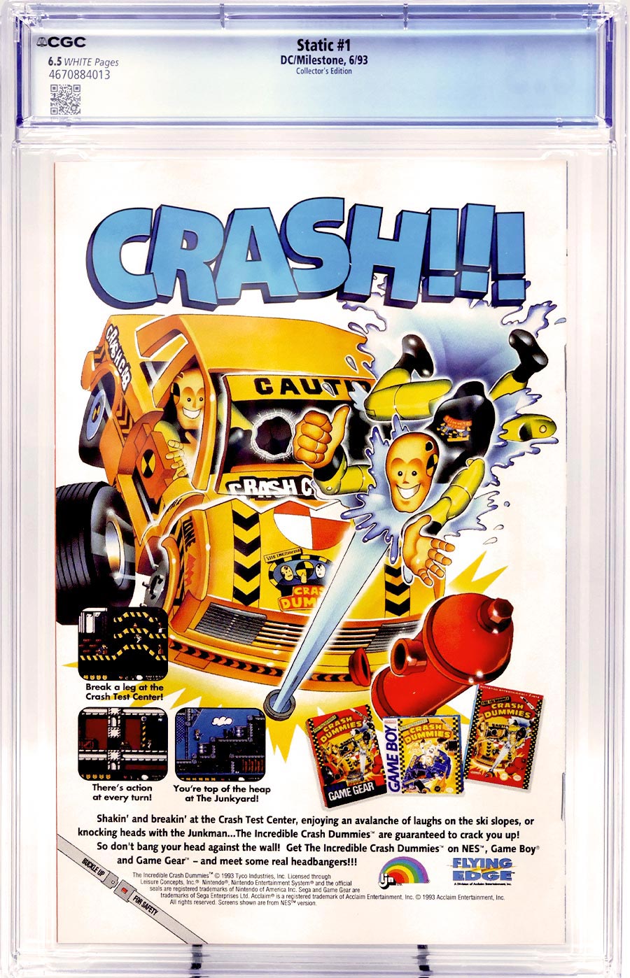 Static #1 Cover G Collectors Edition CGC 6.5